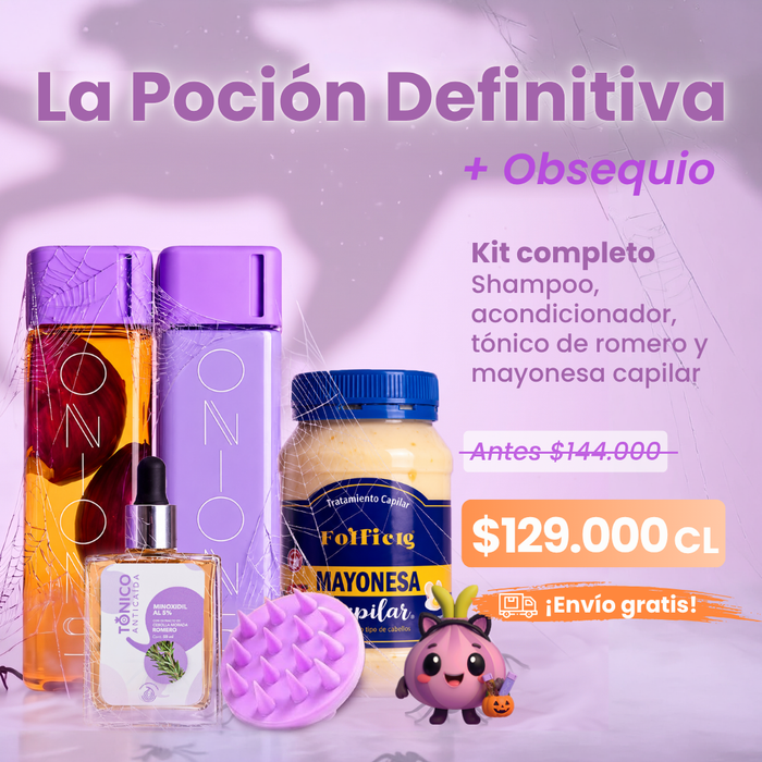 Shampoo, Acondicionador, Mayonesa y Tónico