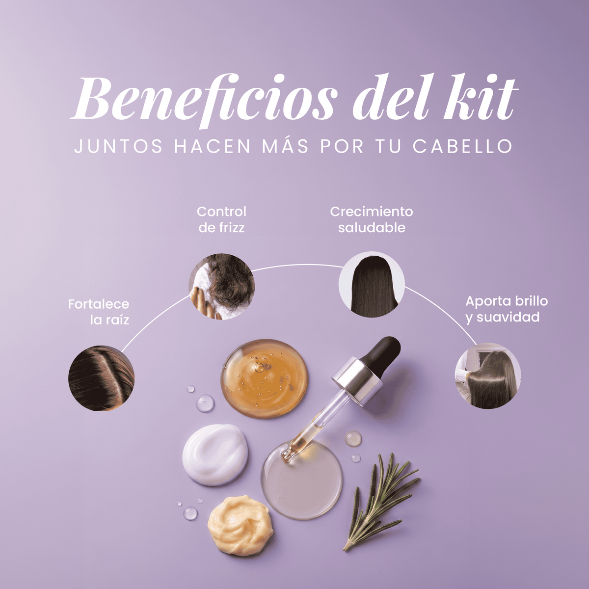Shampoo, Acondicionador, Mayonesa y Tónico