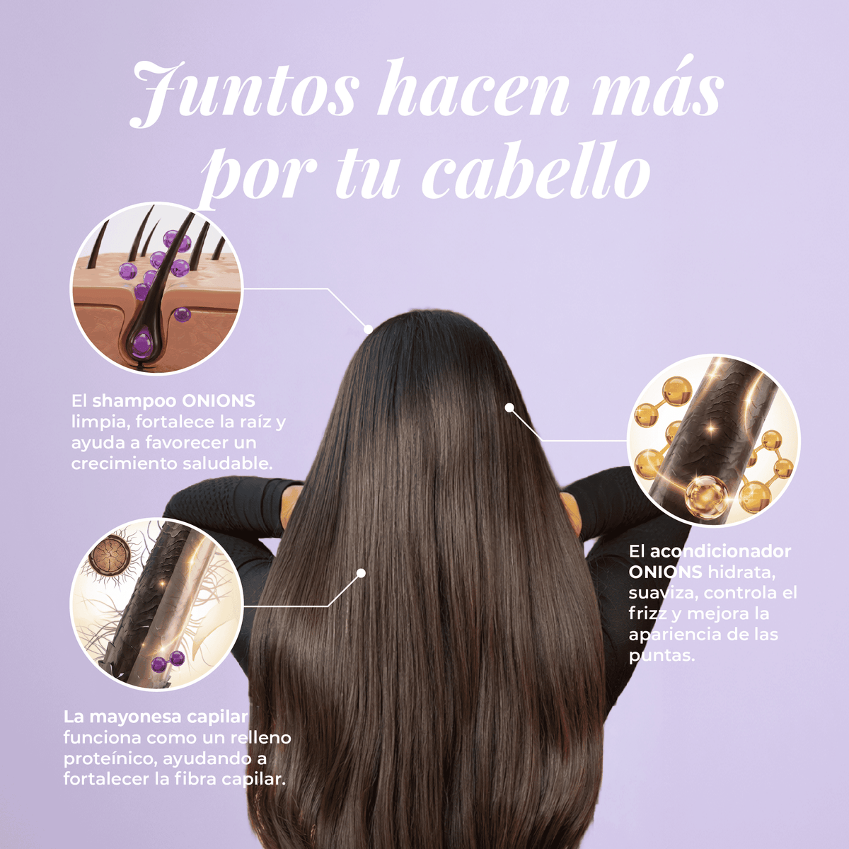 Shampoo, Acondicionador y Mayonesa