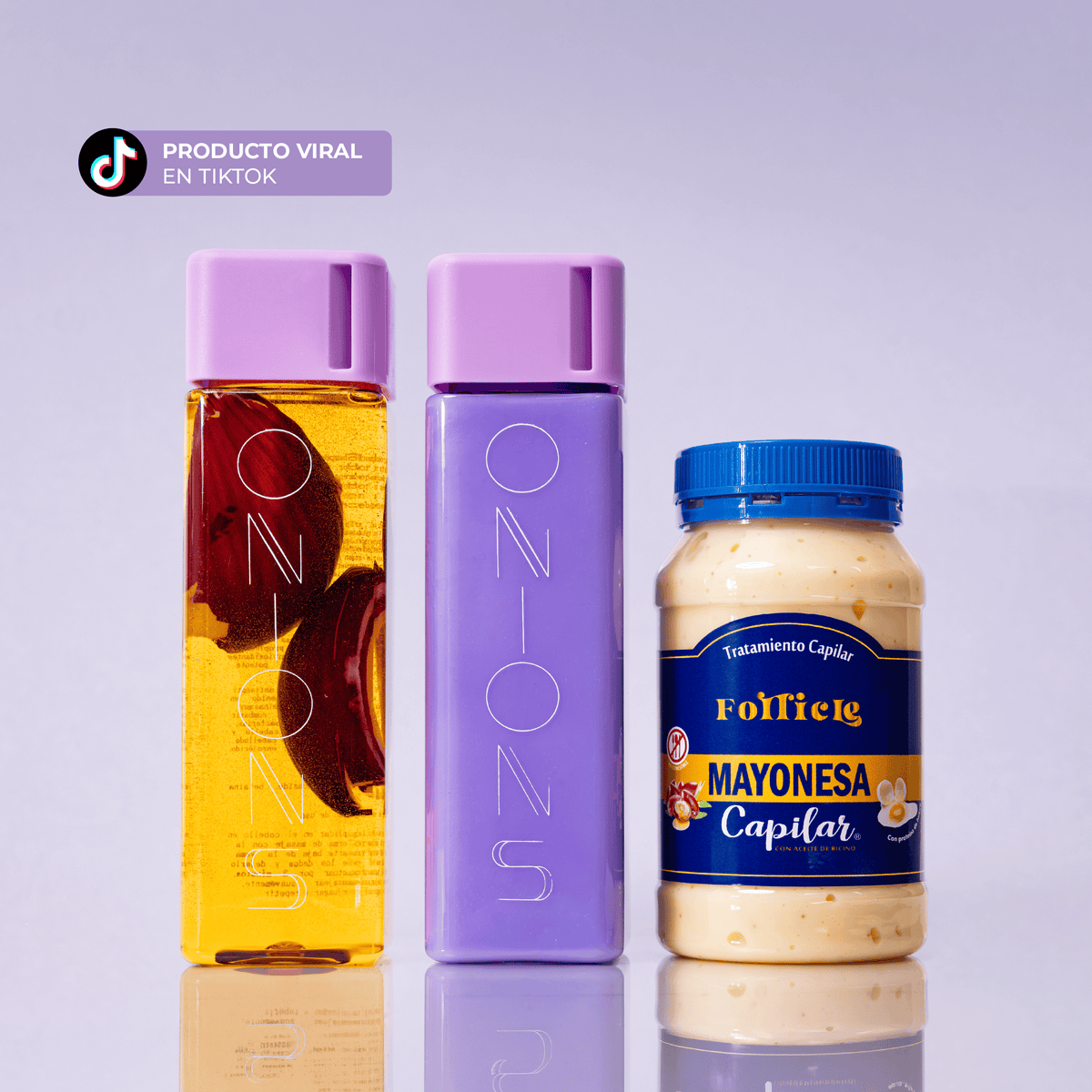 Shampoo, Acondicionador y Mayonesa