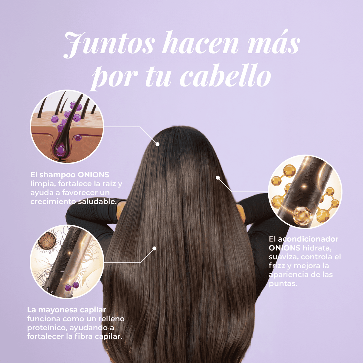 Shampoo, Acondicionador y Mayonesa