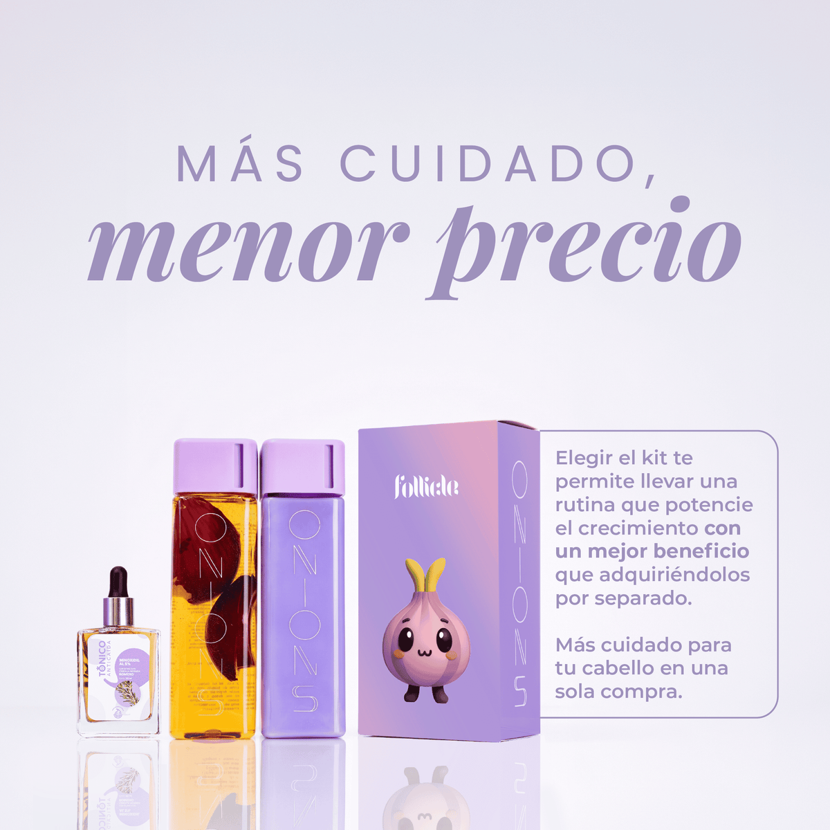 Shampoo, Acondicionador y tónico