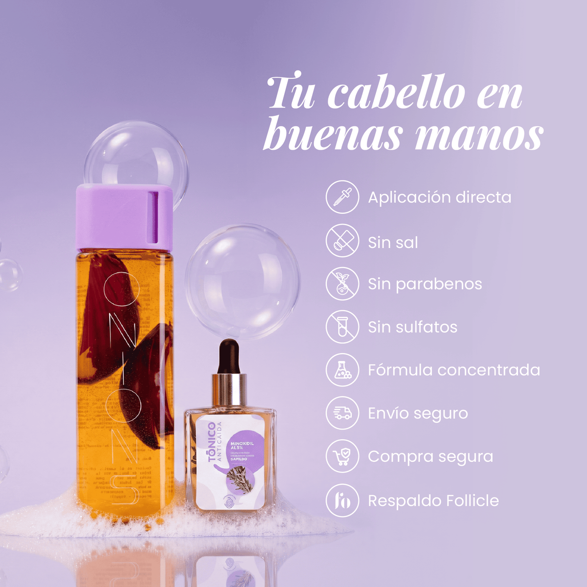 Shampoo y tónico de romero