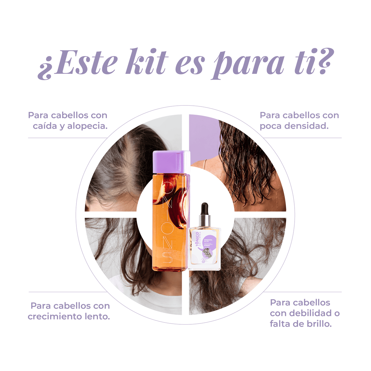 Shampoo y tónico de romero