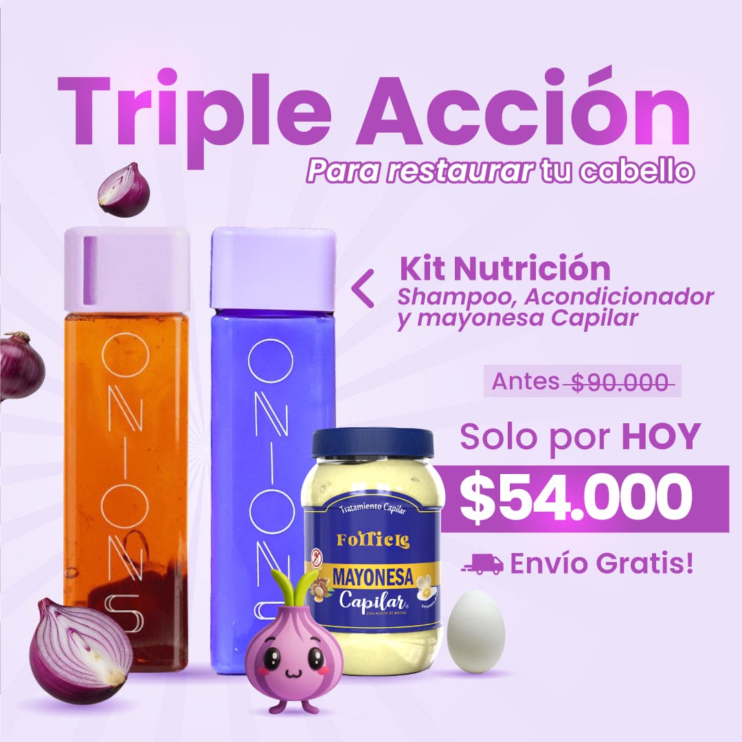 Shampoo, Acondicionador y Mayonesa