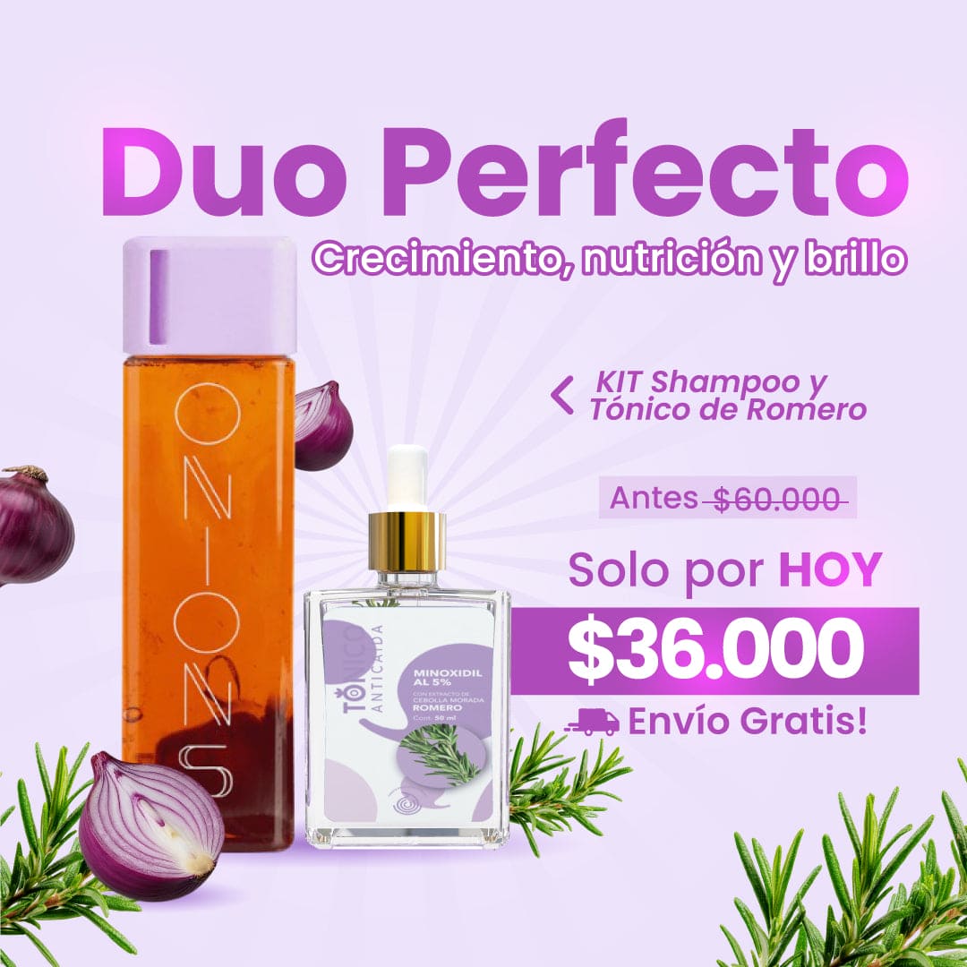 Shampoo y tónico de romero