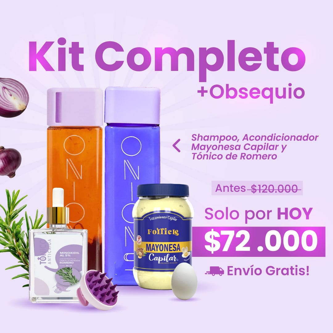 Shampoo, Acondicionador, Mayonesa y Tónico